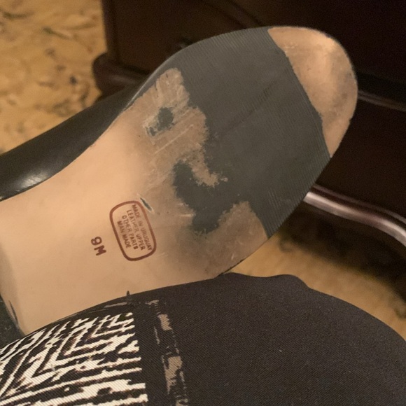 Hunt Club Black Leather Mid Calf Casual Boots Almond Toes Low Heels. Size 9M - Picture 10 of 14